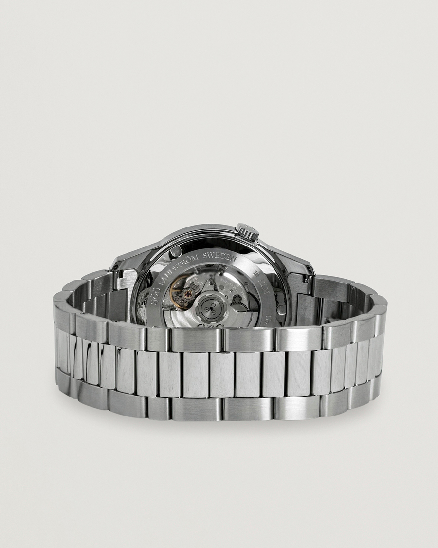 Herre | Sjöö Sandström Royal Steel Classic 41mm Black and Steel | Sjöö Sandström | Royal Steel Classic 41mm Black and Steel