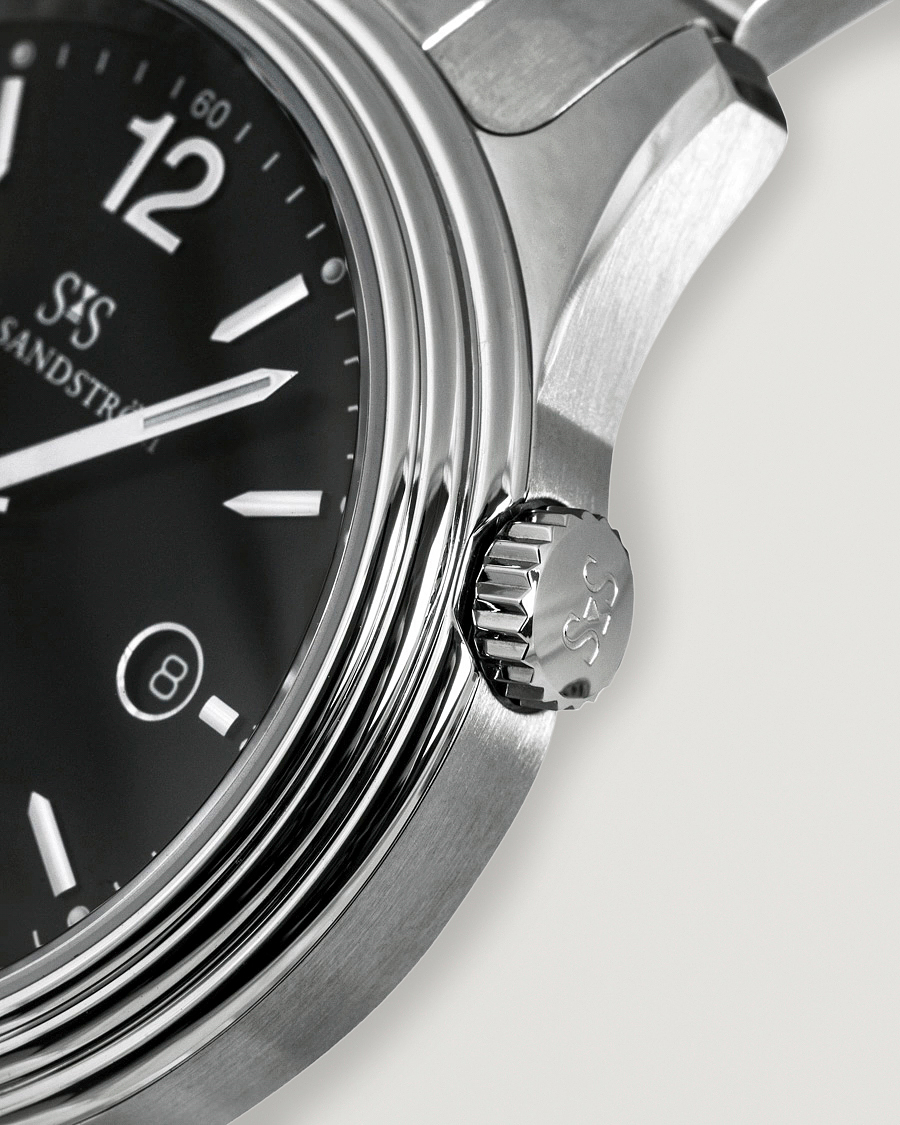 Herre | Sjöö Sandström Royal Steel Classic 41mm Black and Steel | Sjöö Sandström | Royal Steel Classic 41mm Black and Steel