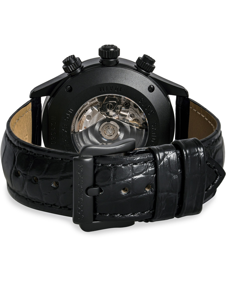 Herre | Sjöö Sandström UTC Extreme 44,2mm Black and Black Alligator | Sjöö Sandström | UTC Extreme 44,2mm Black and Black Alligator