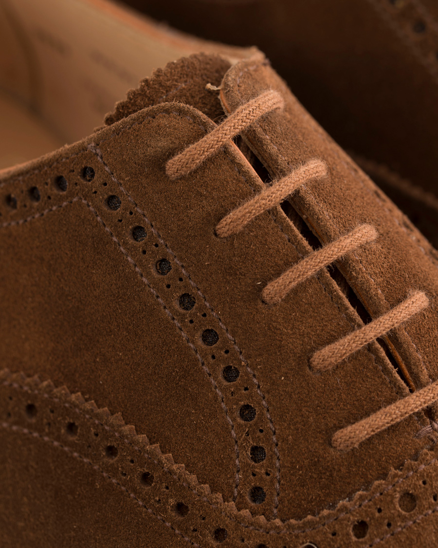 Herre | Crockett & Jones Westfield Oxford Tobacco Suede | Crockett & Jones | Westfield Oxford Tobacco Suede