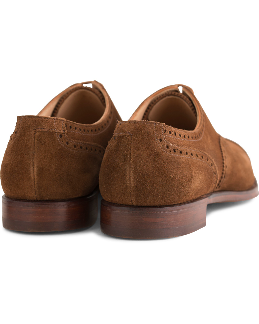 Herre | Crockett & Jones Westfield Oxford Tobacco Suede | Crockett & Jones | Westfield Oxford Tobacco Suede