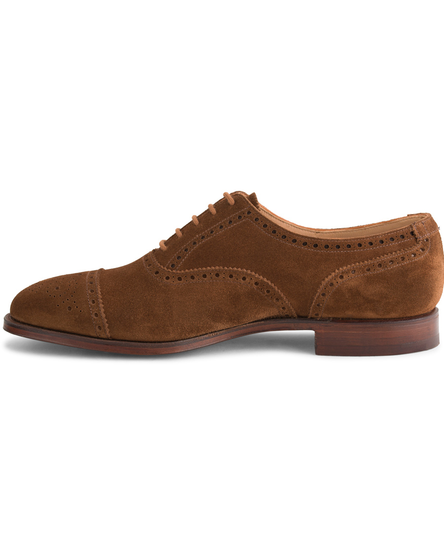 Herre | Crockett & Jones Westfield Oxford Tobacco Suede | Crockett & Jones | Westfield Oxford Tobacco Suede