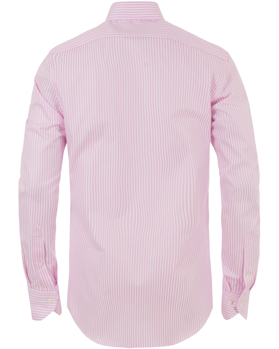 Herre | Skjorter | Stenströms | Slimline Stripe Shirt White/Pink