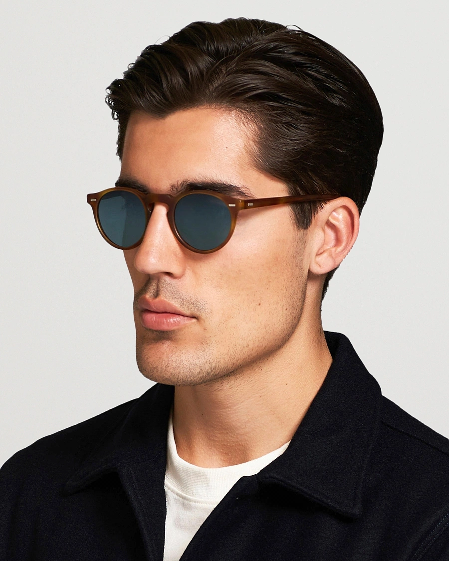 Herre |  | Oliver Peoples | Gregory Peck Sunglasses Semi Matte/Indigo Photochromic