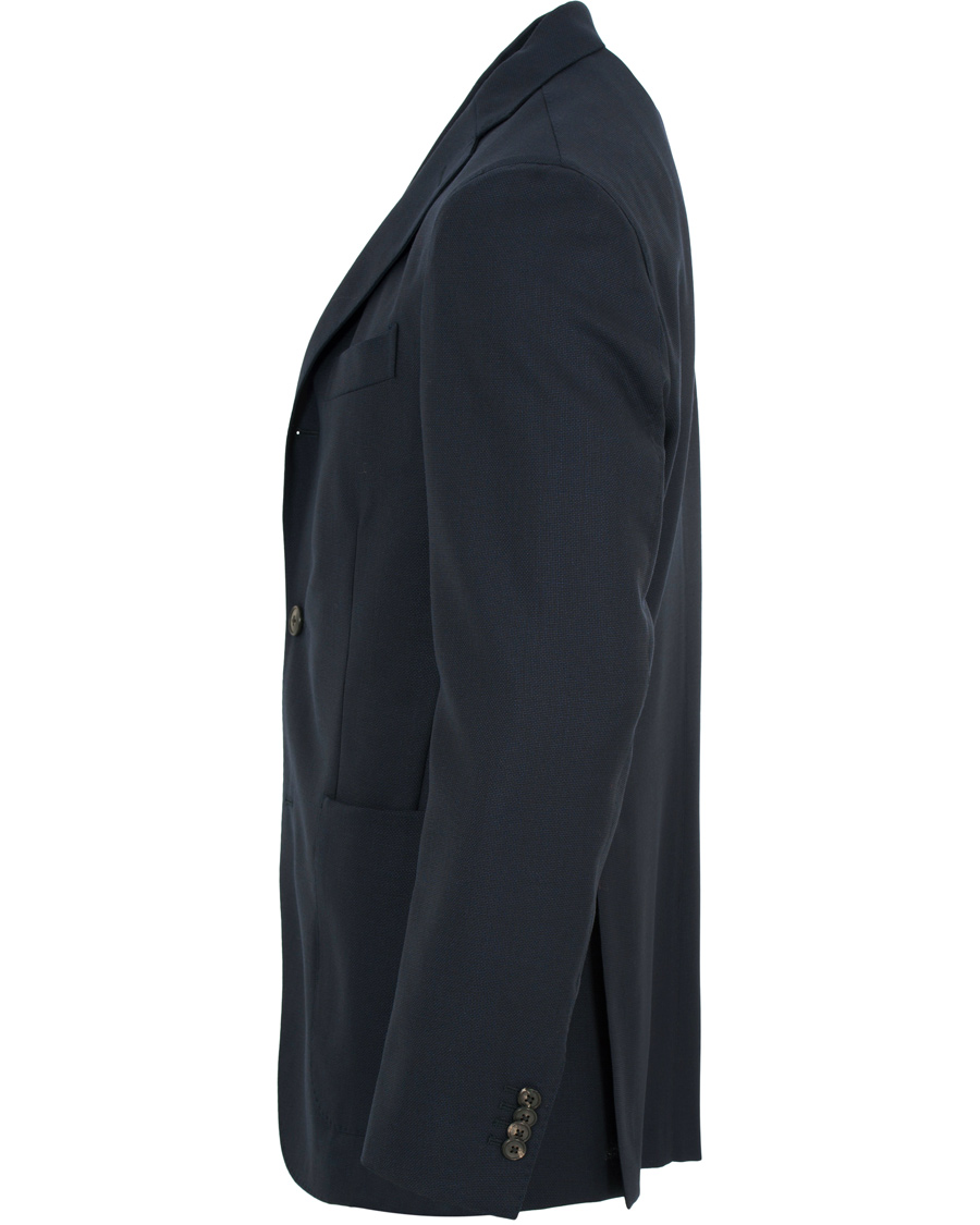 Herre | Dressjakker | Boglioli | K Jacket Patch Pocket Wool Blazer Navy