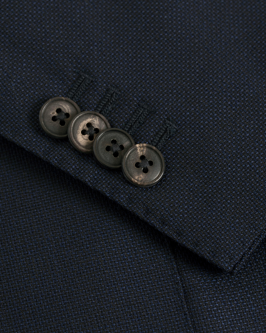 Herre | Dressjakker | Boglioli | K Jacket Patch Pocket Wool Blazer Navy