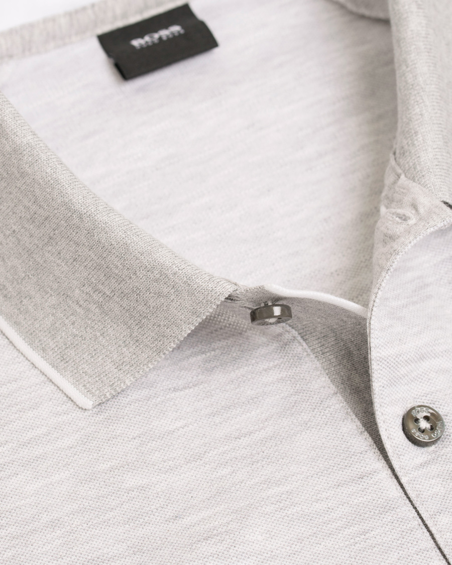 Herre | Pikéer | BOSS BLACK | BOSS Piket Polo Grey Melange