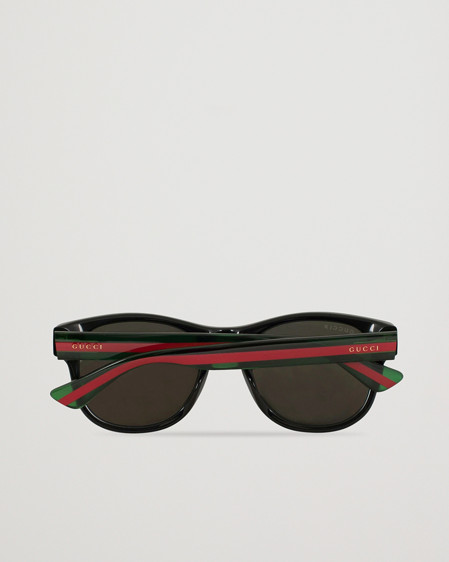 Herre | Gucci GG0003S Sunglasses Black/Green/Grey | Gucci | GG0003S Sunglasses Black/Green/Grey