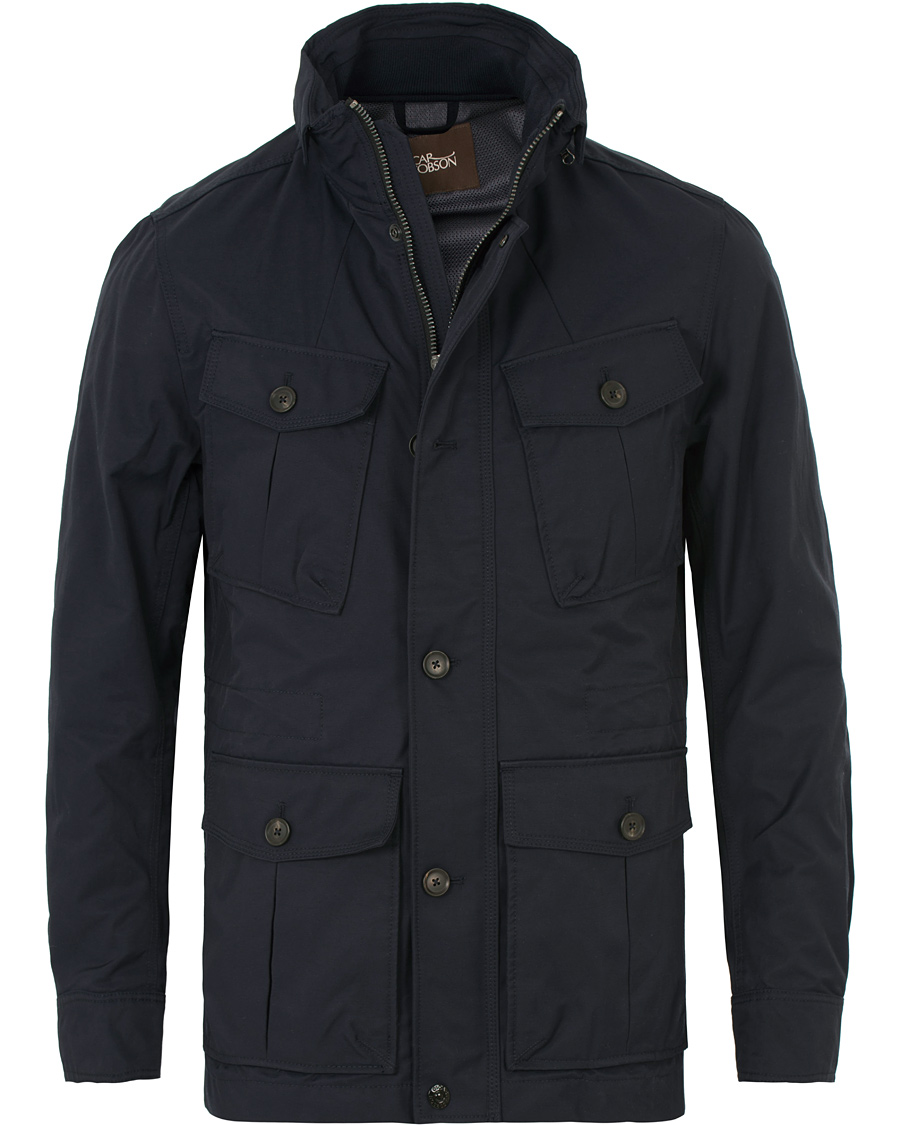 Herre | Jakker | Oscar Jacobson | Fielding Jacket Navy