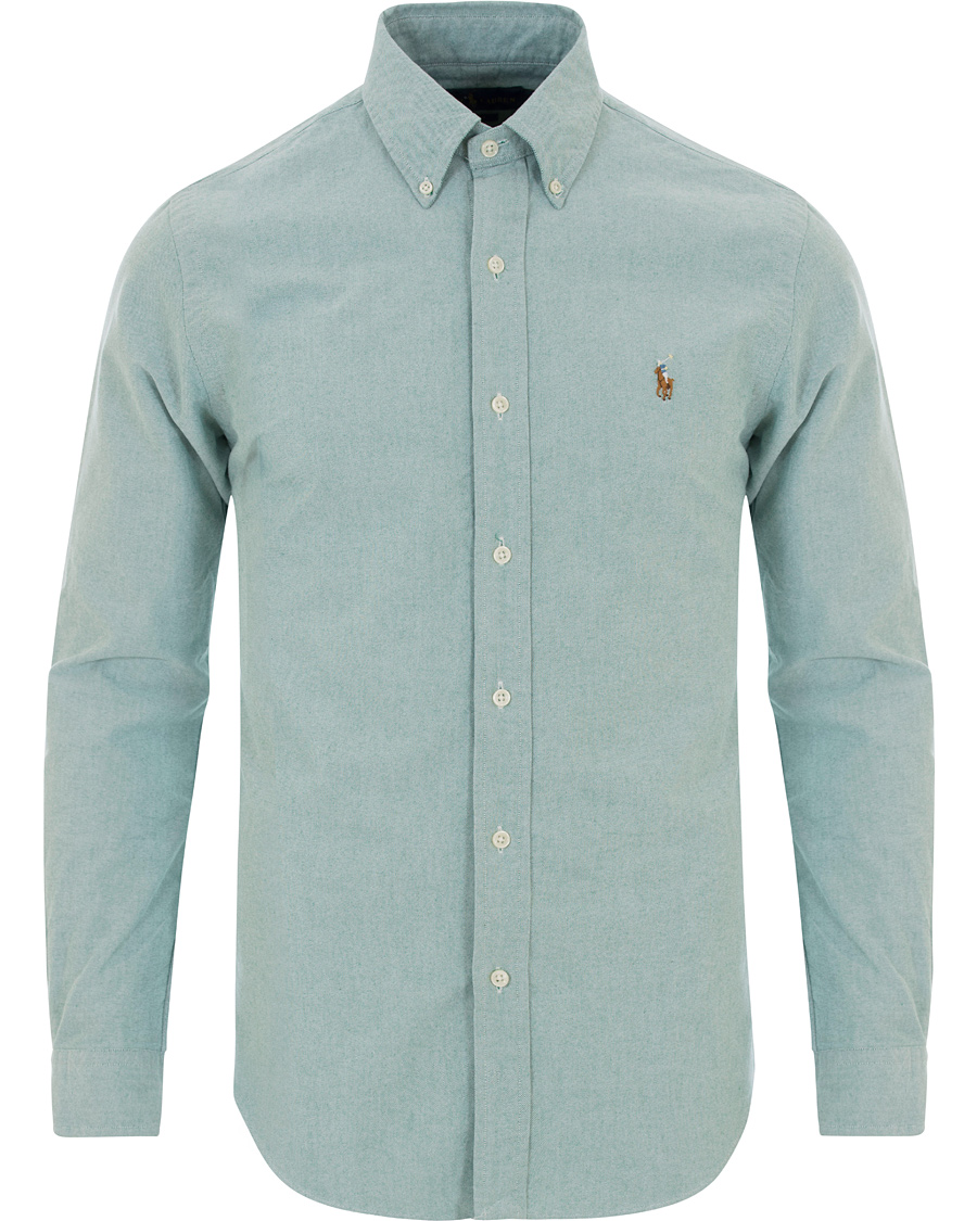 Herre | Skjorter | Polo Ralph Lauren | Slim Fit Oxford Shirt Hunter Green