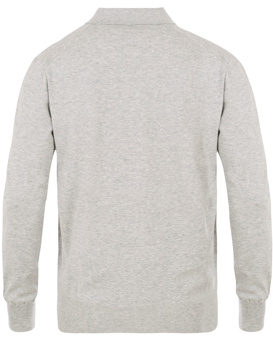 Herre | Gensere | Polo Ralph Lauren | Pima Cotton Knitted Polo Grey Heather