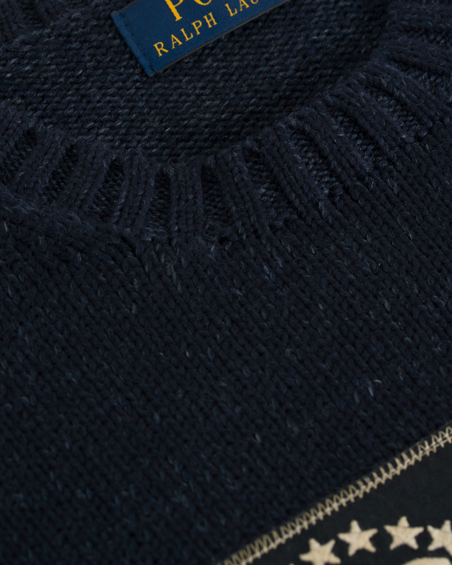 Herre | Gensere | Polo Ralph Lauren | Flag Cotton Crew Neck Summer Navy
