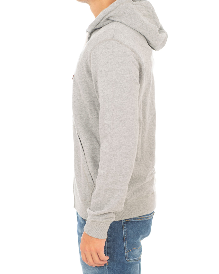 Herre | Gensere | Morris | Full Zip Hoodie Light Grey Melange