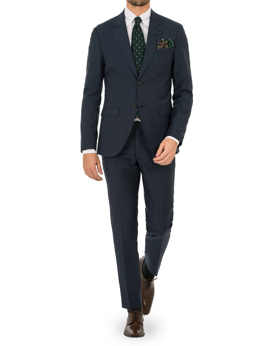 Herre | Dressjakker | Tiger of Sweden | Lamonte Wool/Cotton Suit Blazer Navy