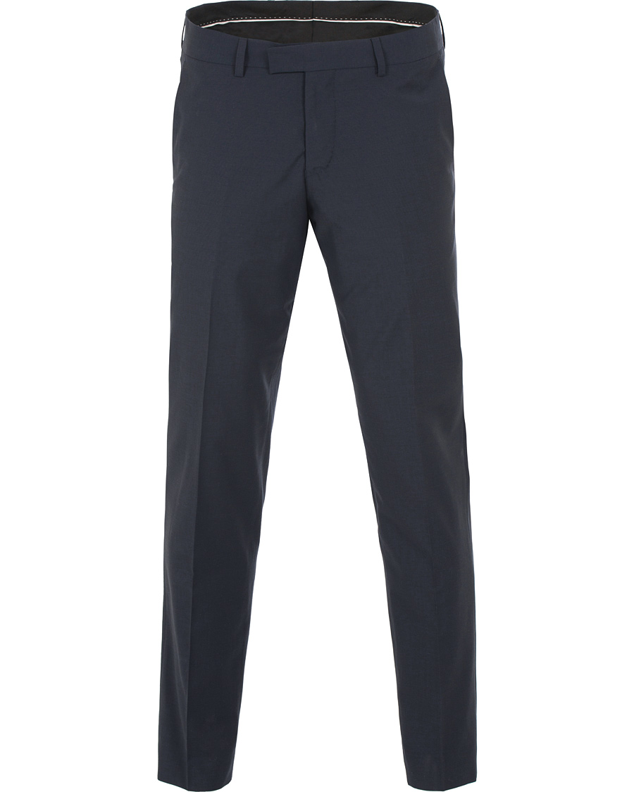 Herre | Bukser | Tiger of Sweden | Gordon Wool/Cotton Suit Trousers Navy