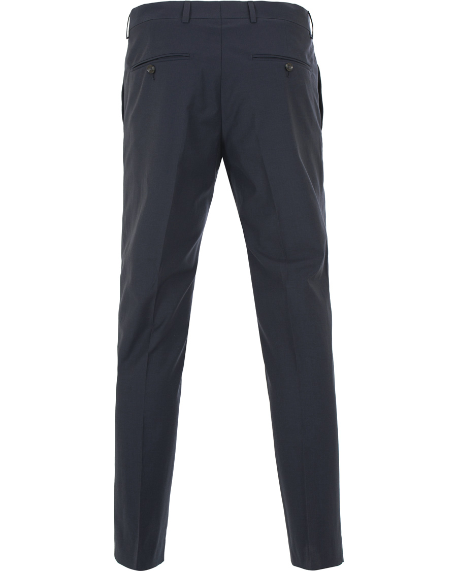 Herre | Bukser | Tiger of Sweden | Gordon Wool/Cotton Suit Trousers Navy