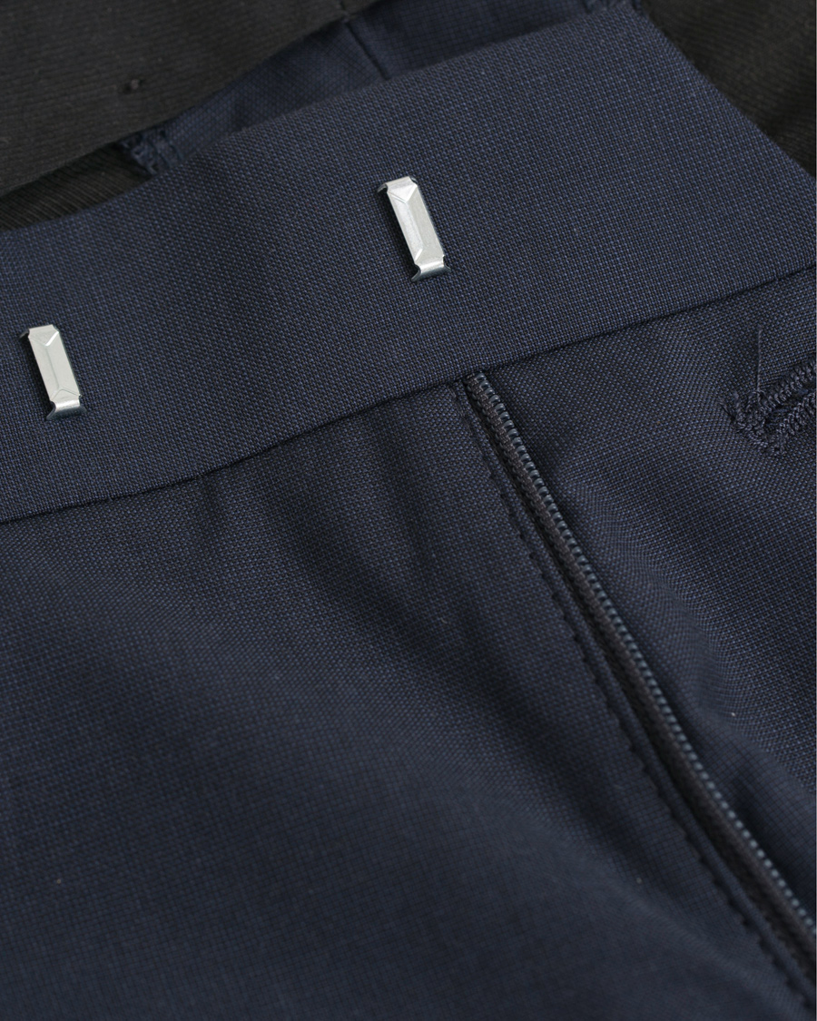 Herre | Bukser | Tiger of Sweden | Gordon Wool/Cotton Suit Trousers Navy