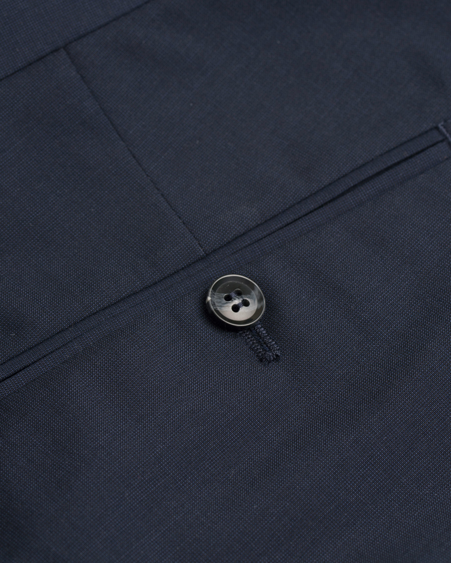 Herre | Bukser | Tiger of Sweden | Gordon Wool/Cotton Suit Trousers Navy