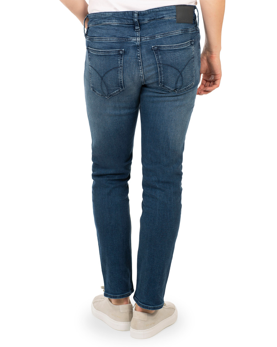 Herre | Jeans | Calvin Klein Jeans | Calvin Klein Skinny Jeans True Mid Blue