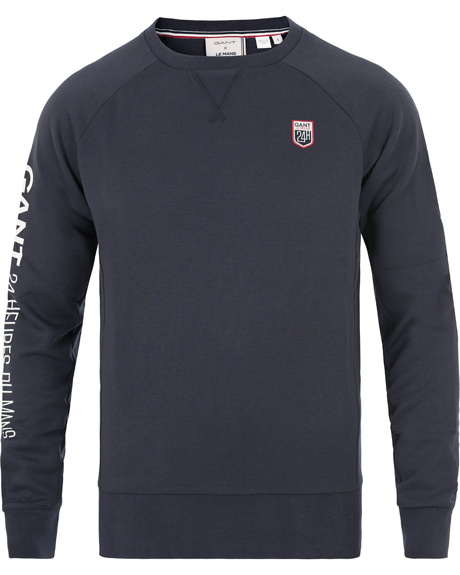 Herre | Gensere | GANT | Le Mans Sweatshirt Evening Blue