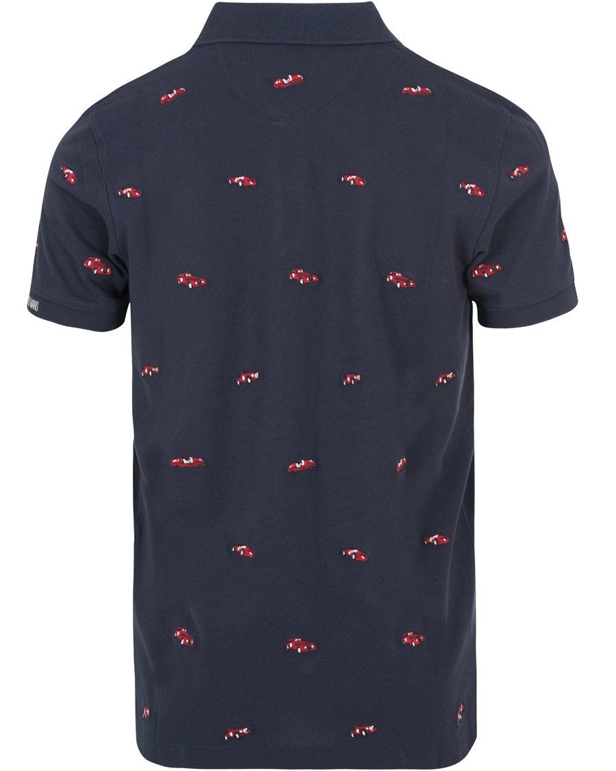 Herre | Pikéer | GANT | Le Mans Woven Cars Polo Evening Blue