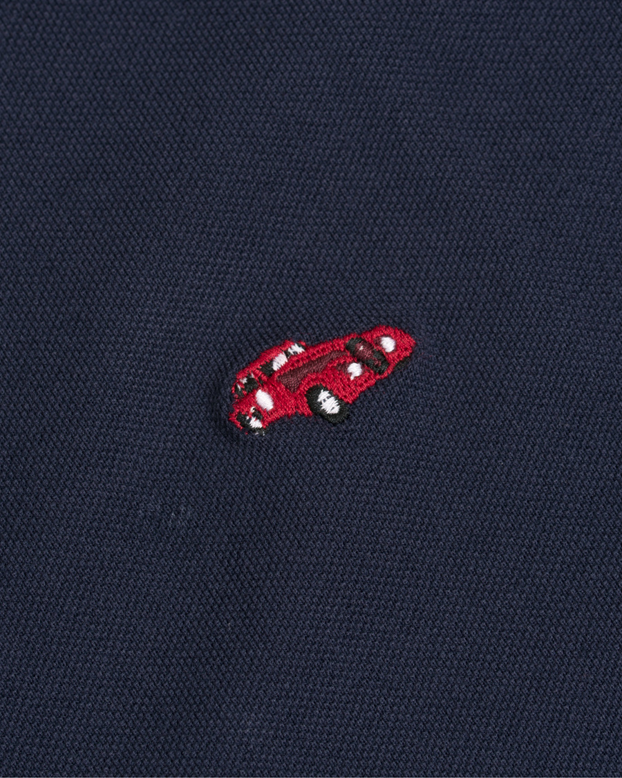 Herre | Pikéer | GANT | Le Mans Woven Cars Polo Evening Blue