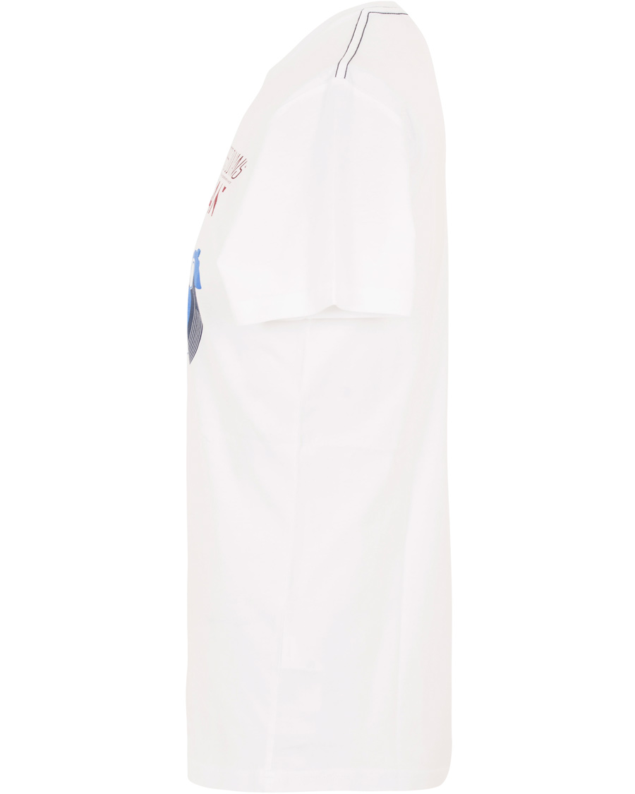 Herre | T-Shirts | GANT | Le Mans Car Print Tee White