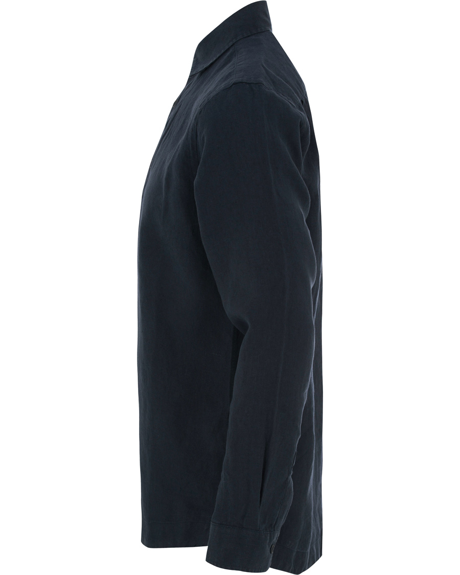 Herre | Skjorter | Orlebar Brown | Ridley Riviera Popover Shirt Navy