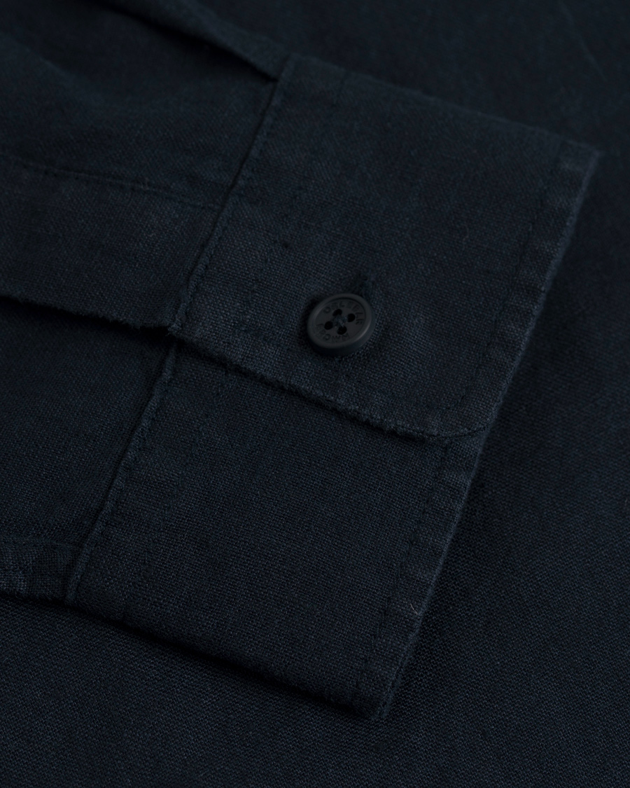 Herre | Skjorter | Orlebar Brown | Ridley Riviera Popover Shirt Navy
