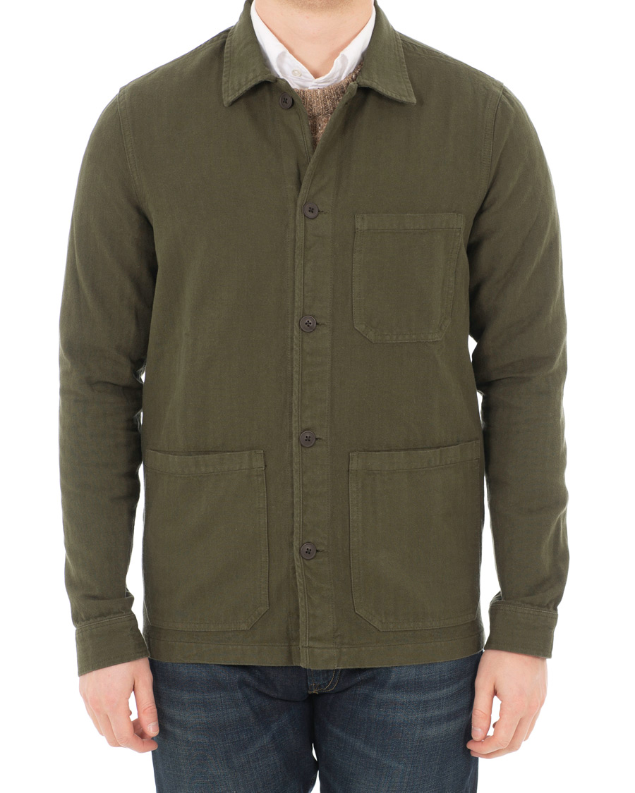 Herre | Jakker | A Day's March | Overshirt Green
