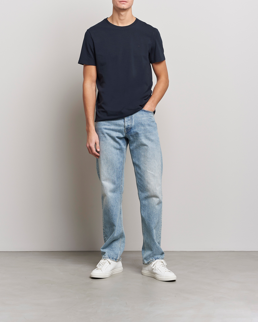 Herre | T-Shirts | Morris | James T-Shirt Old Blu