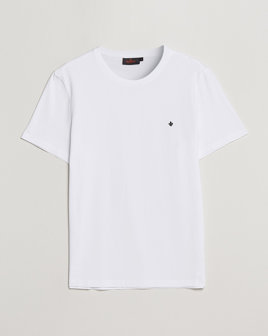 Herre | T-Shirts | Morris | James Crew Neck Tee White