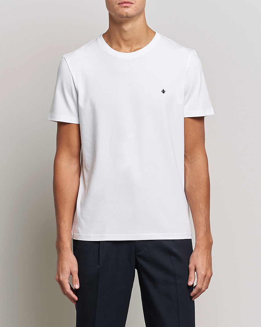 Herr | T-Shirts | Morris | James Crew Neck Tee White