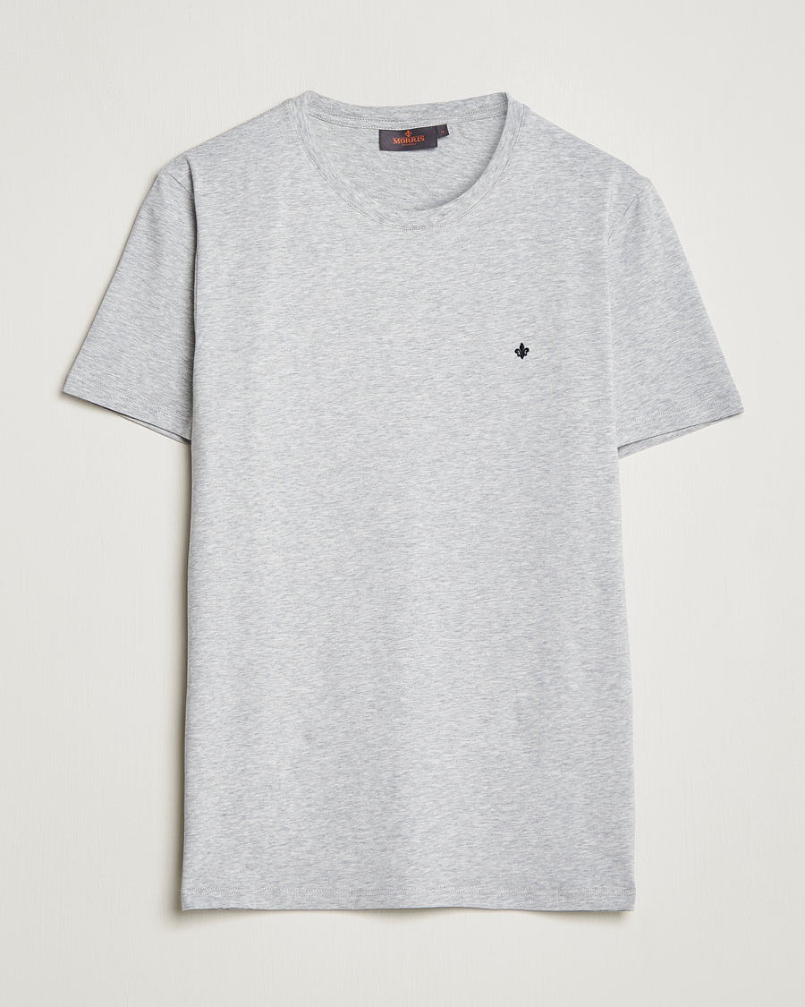 Herre | T-Shirts | Morris | James Crew Neck Tee Grey