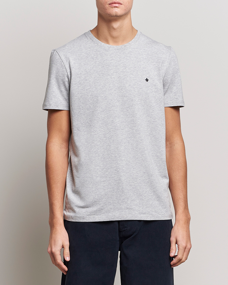 Herr | T-Shirts | Morris | James Crew Neck Tee Grey Melange