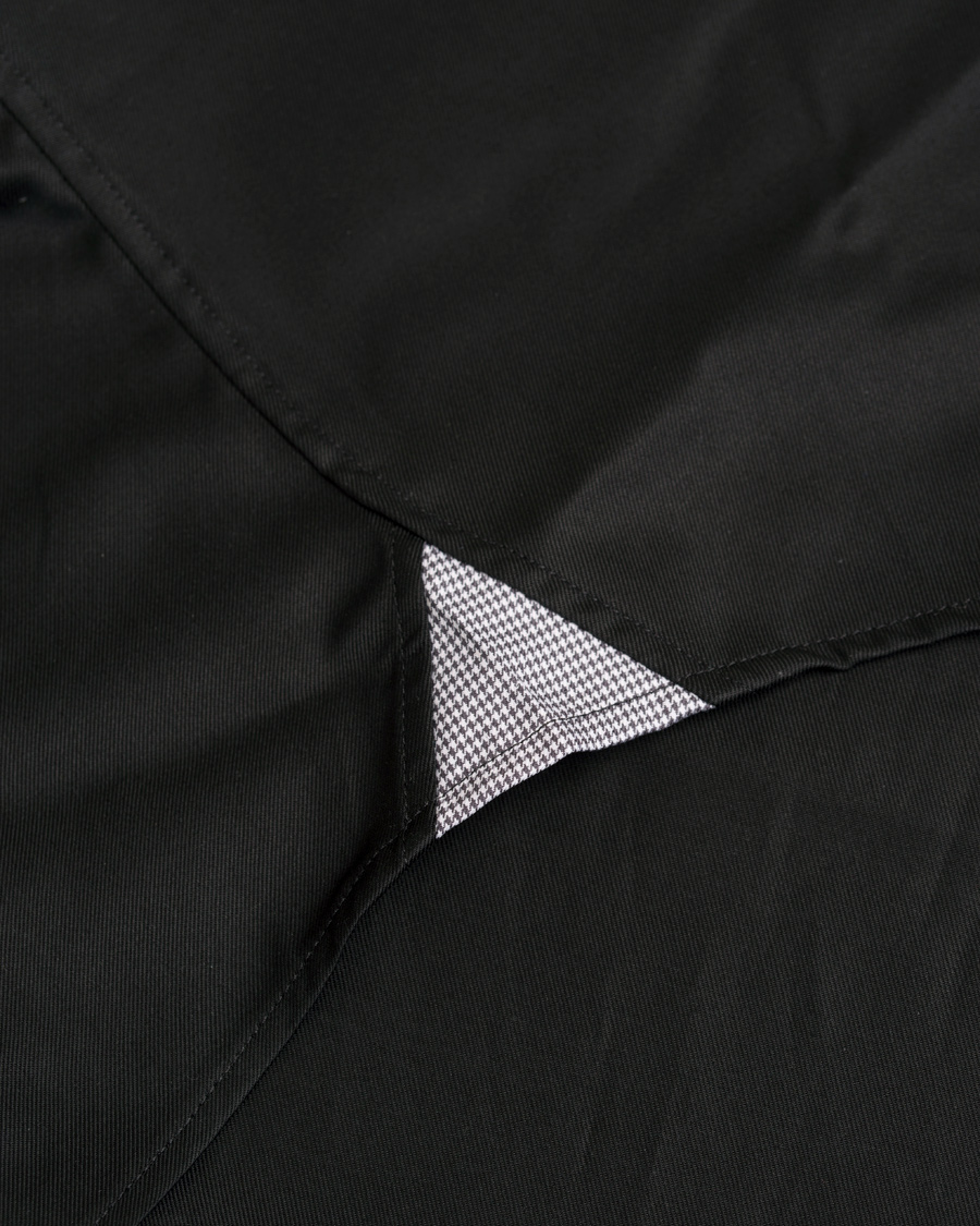 Herre | Skjorter | Stenströms | Fitted Body Contrast Shirt Black