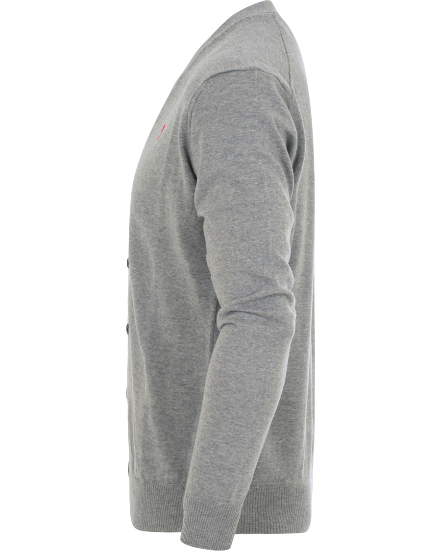 Herre | Gensere | AMI | Cardigan Broderie Grey