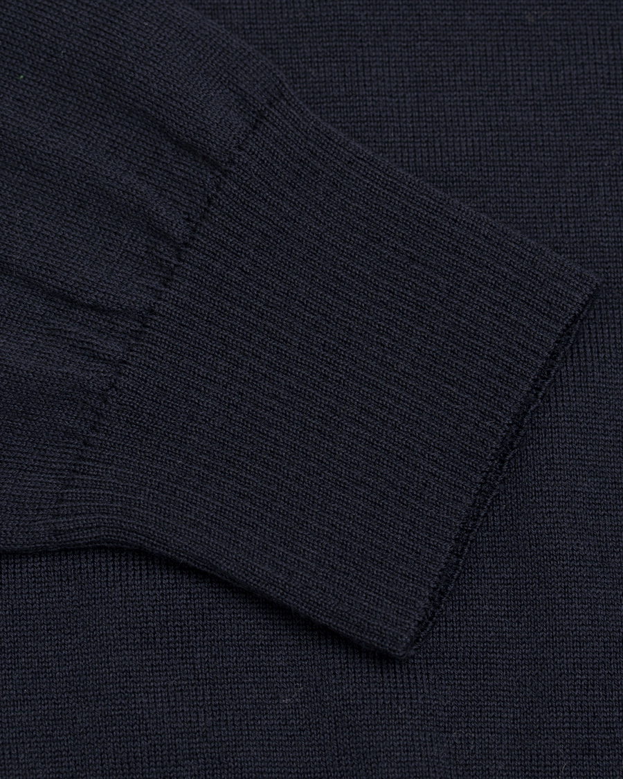 Herre | Gensere | AMI | Crew Neck Logo Sweater Navy