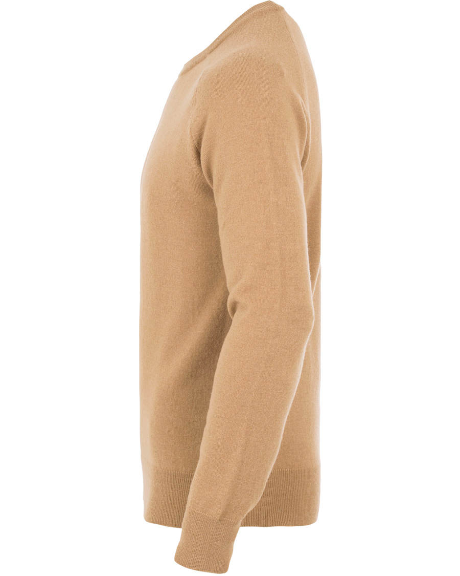 Herre | Gensere | AMI | Crew Neck Knitted Sweater Camel