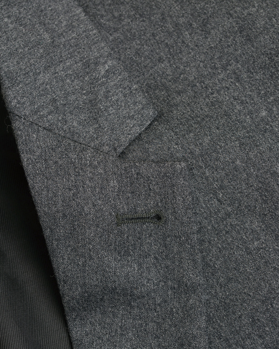 Herre | Dressjakker | AMI | Unlined Wool Jacket Anthracite