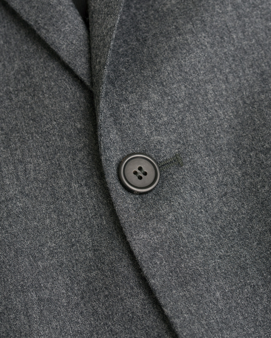 Herre | Dressjakker | AMI | Unlined Wool Jacket Anthracite