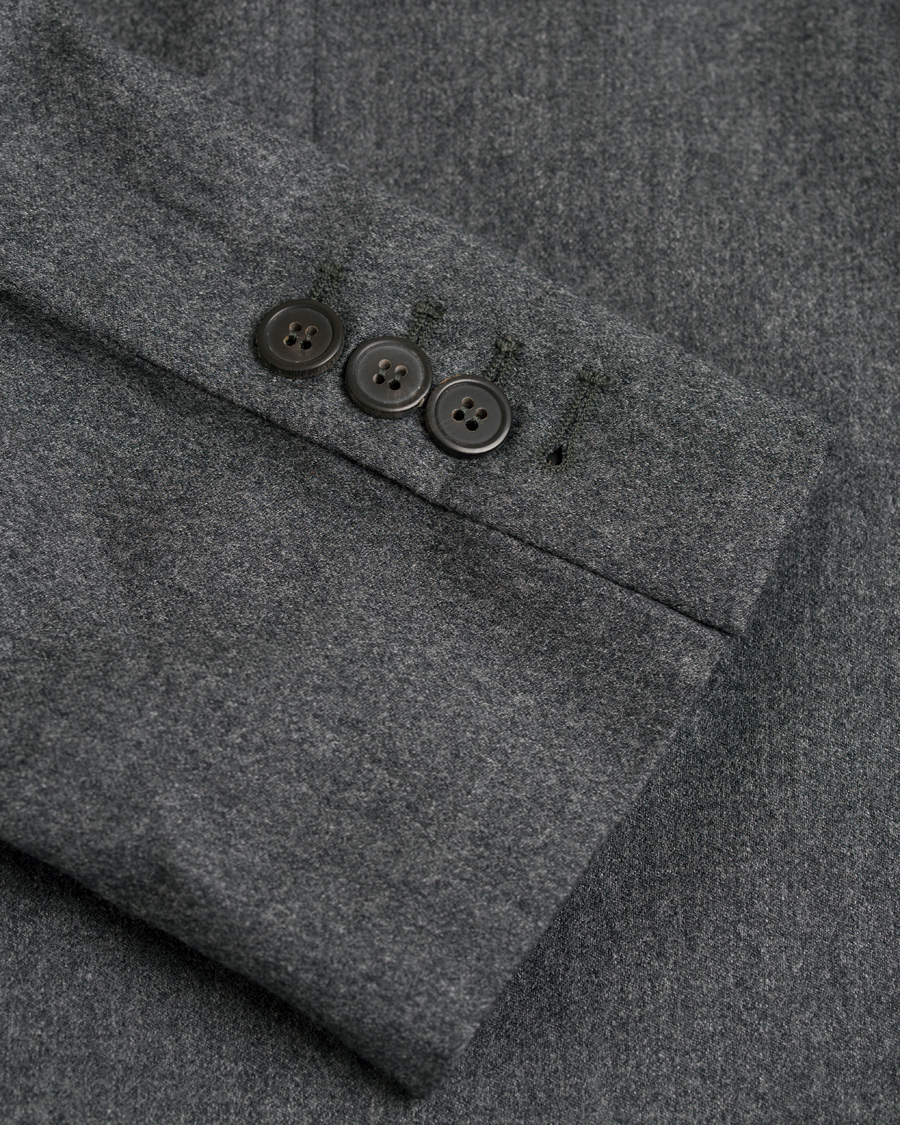 Herre | Dressjakker | AMI | Unlined Wool Jacket Anthracite