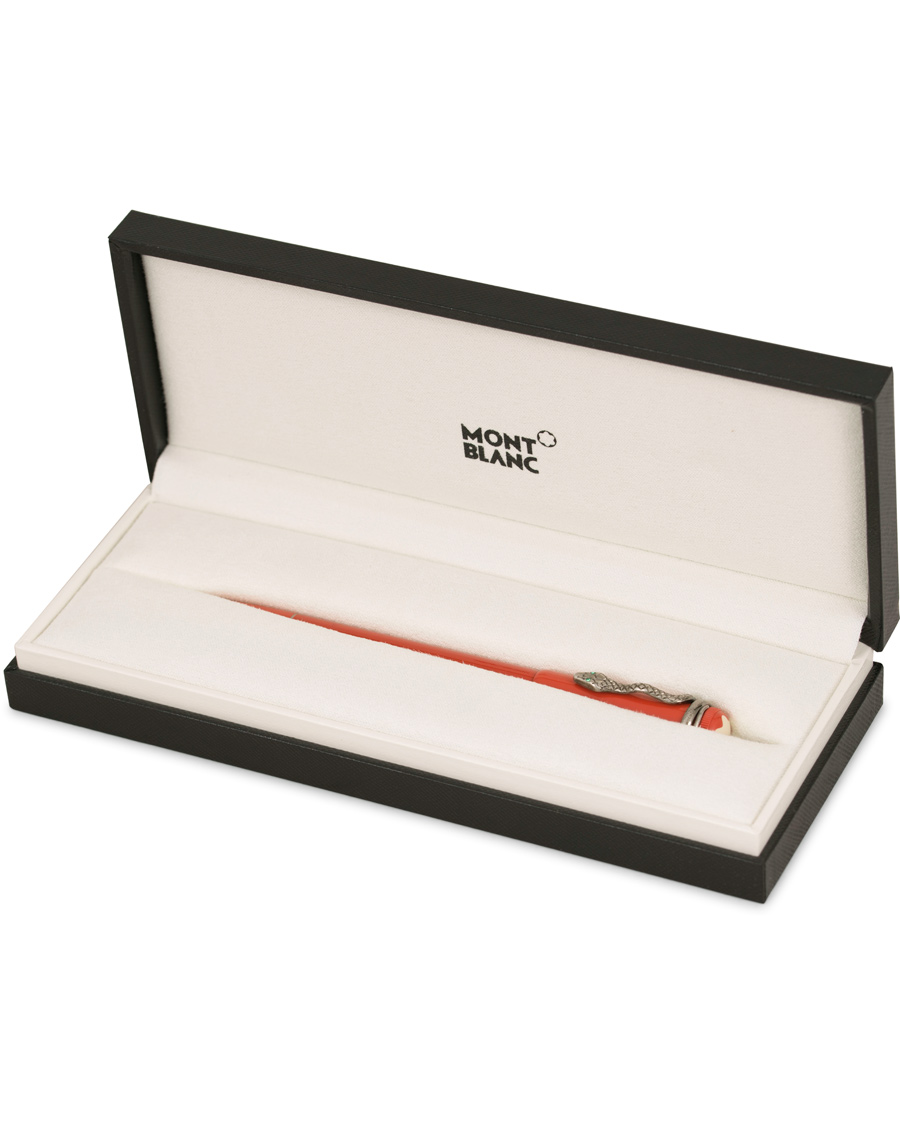 Herre | Montblanc Heritage Rouge & Noir Rollerball Pen Coral | Montblanc | Heritage Rouge & Noir Rollerball Pen Coral