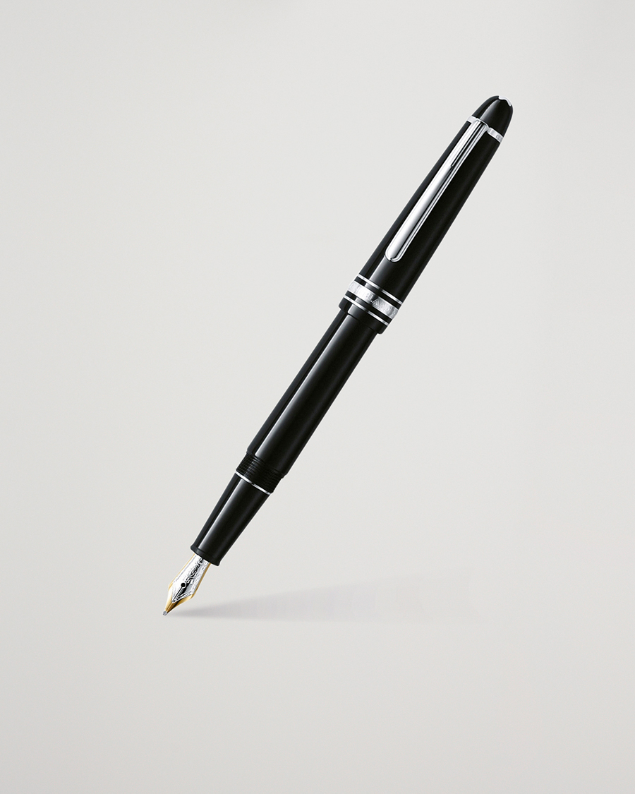 Herre | Penner | Montblanc | 145 Classique Meisterstück F Fountain Pen Platinum Line
