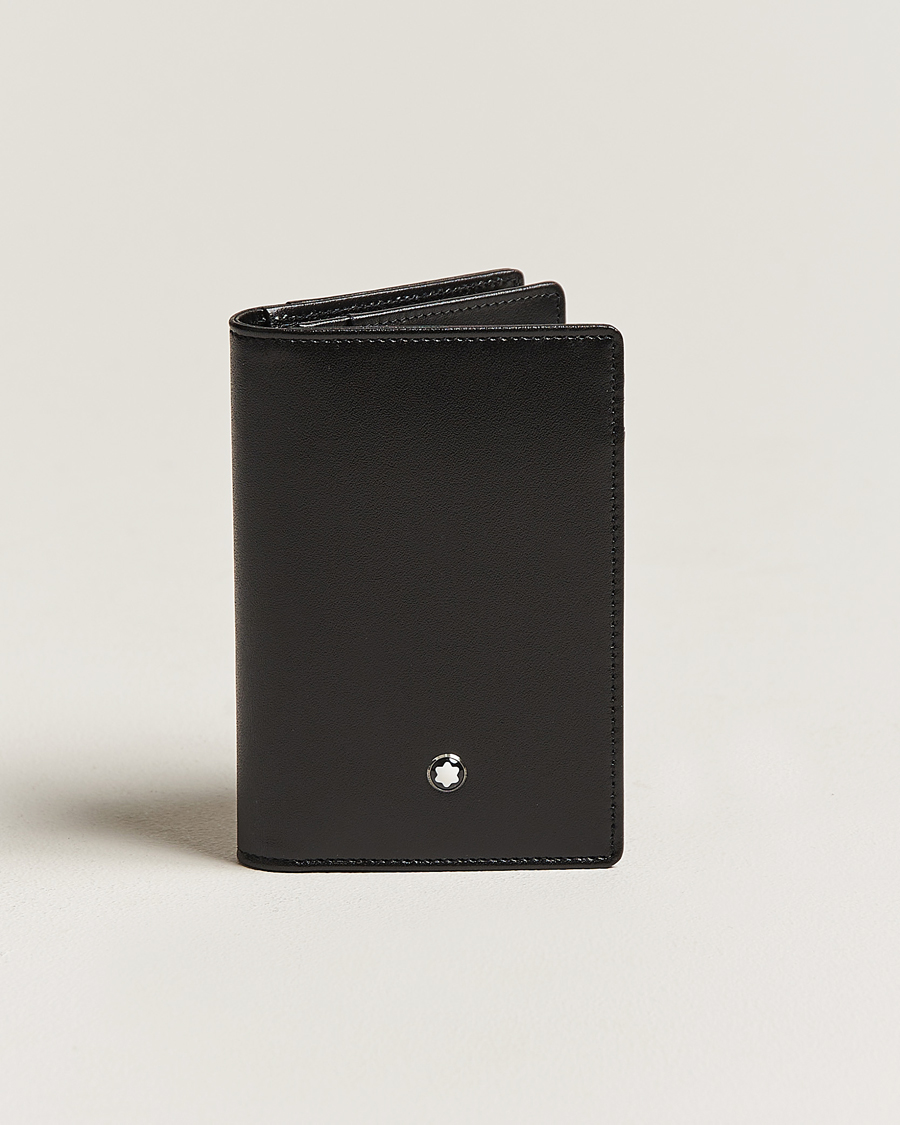 Herre | Montblanc MST Business Card Holder Gusset Black | Montblanc | MST Business Card Holder Gusset Black