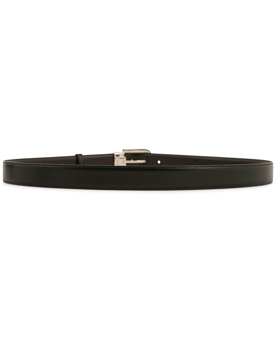 Herre | Montblanc Reversible Horseshoe Buckle 30mm Belt Black | Montblanc | Reversible Horseshoe Buckle 30mm Belt Black