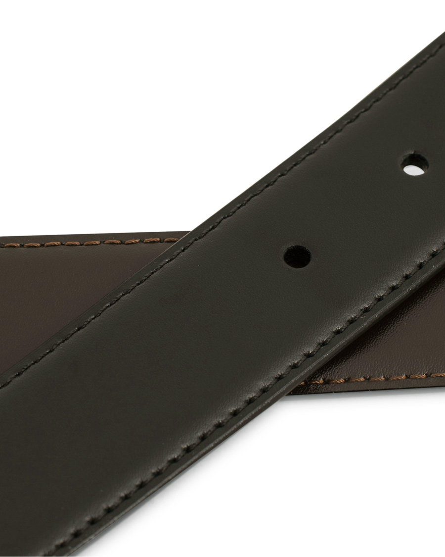 Herre | Montblanc Reversible Horseshoe Buckle 30mm Belt Black | Montblanc | Reversible Horseshoe Buckle 30mm Belt Black