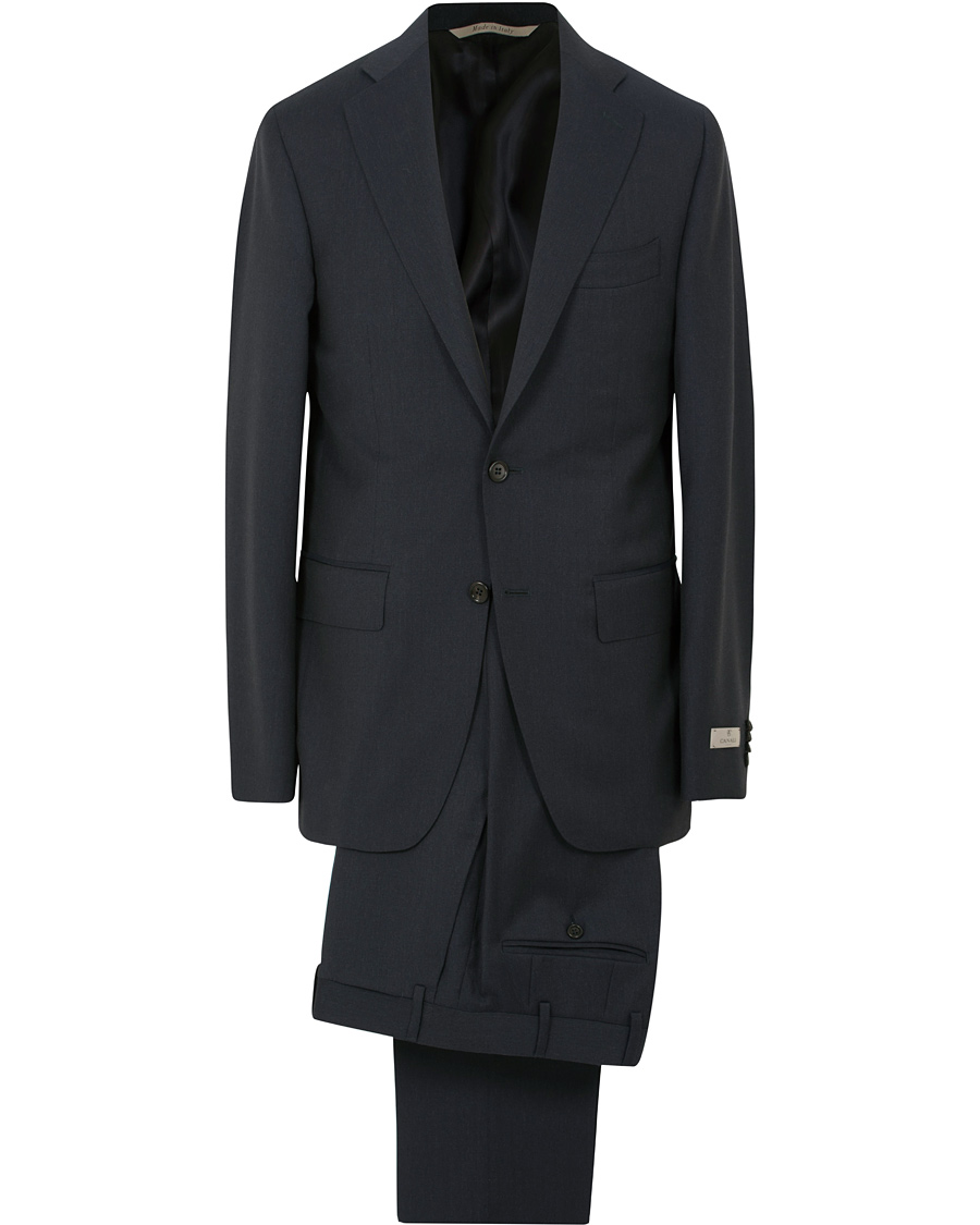 Herre | Dresser | Canali | Capri Wool Suit Navy