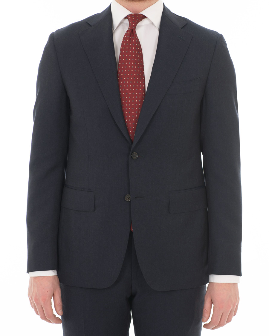 Herre | Dresser | Canali | Capri Wool Suit Navy