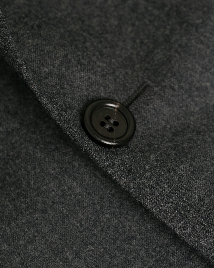 Herre | Dresser | Canali | Capri Flannel Suit Dark Grey